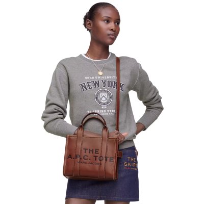 THE A.P.C. X MARC JACOBS LEATHER SMALL TOTE BAG